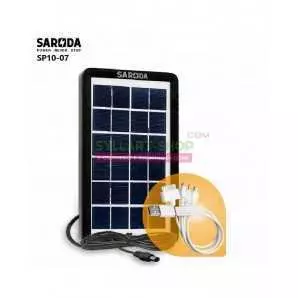 Kit d'alimentation solaire Saroda - 2 lampes, batterie externe