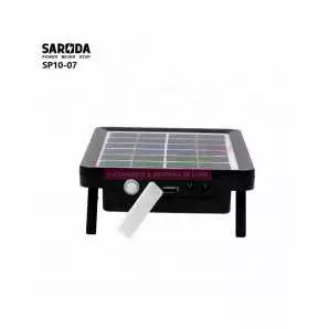 Kit d'alimentation solaire Saroda - 2 lampes, batterie externe