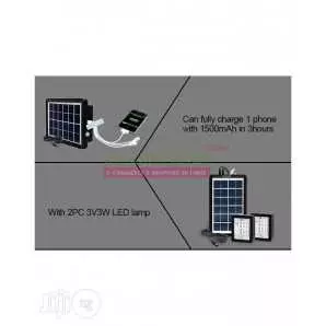 Kit d'alimentation solaire Saroda - 2 lampes, batterie externe