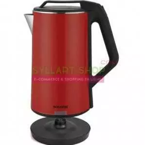 Bouilloire sans fil en acier inoxydable 1.8 litre Sonashi skt-1803