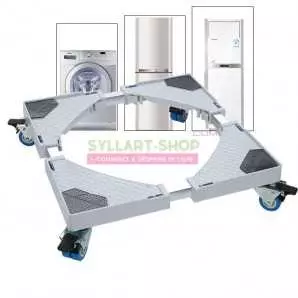 support de réfrigérateur, machine à laver à chargement par le haut avec roues