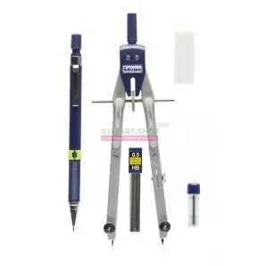 Coffret Compas de Précision Idena Balustre - Mine 0.5 mm HB