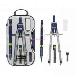 Coffret Compas de Précision Idena Balustre - Mine 0.5 mm HB