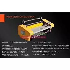 Machine a plastifier a chaud DC-358