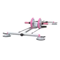 Roue avec une base pour l'exercice des muscles abdominaux