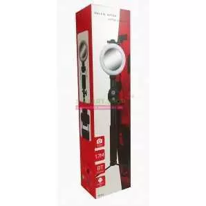 Bluetooth Selfie Stick YB-R3 avec télécommande miroir et rétro-éclairage
