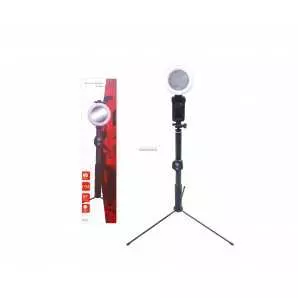 Bluetooth Selfie Stick YB-R3 avec télécommande miroir et rétro-éclairage