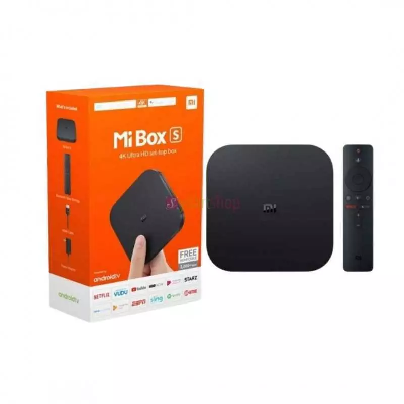 Mini Box TV Android H.265 1080P prise en charge double bande Wifi Bluetooth télécommande Dolby Audio