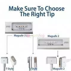 Chargeur MagSafe 2 Apple | Adaptateur Secteur 45W, 60W, 85W