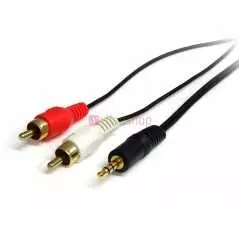 Câble jack audio de 3,5mm vers double sortie RCA de 1,5m