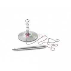 Stylo présentoir métallique idéal pour le bureau d'accueil