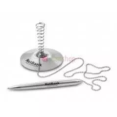 Stylo présentoir métallique idéal pour le bureau d'accueil