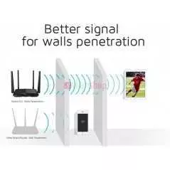 Point d'accès Tenda AC6 Routeur WiFi AC 1200Mbps WiFi Bi-bande 300 Mbps en 2.4 GHz et 867 Mbps en 5 GHz routeur Ethernet 4 Ports