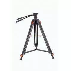 Trépied en aluminium COMAN DF16L avec tête vidéo Q5 d'une hauteur de 1,86m