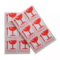 Étiquettes à coquille d'encre en vinyle 24 pièces autocollants jetables imperméables résistante au soleil alerte de colle