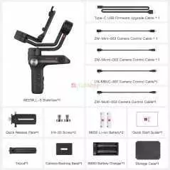 Stabilisateur Gimbal 3 axes Zhiyun Weebill S Reflex Compatible, Sony, Nikon et Panosonic Stabilisateur Gimbal 3 axes Zhiyun Weebill S Reflex Compatible, Sony, Nikon et Panosonic