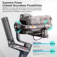 Stabilisateur Gimbal 3 axes Zhiyun Weebill S Reflex Compatible, Sony, Nikon et Panosonic Stabilisateur Gimbal 3 axes Zhiyun Weebill S Reflex Compatible, Sony, Nikon et Panosonic