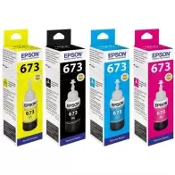 Cartouche d'encre Epson 673 Ecotank Bouteille d'encre Noir, cyan, magenta, jaune, light cyan, light magenta