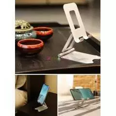 Support téléphone réglable Dual pliable jusqu'à 12.9in