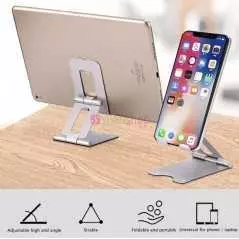 Support téléphone réglable Dual pliable jusqu'à 12.9in