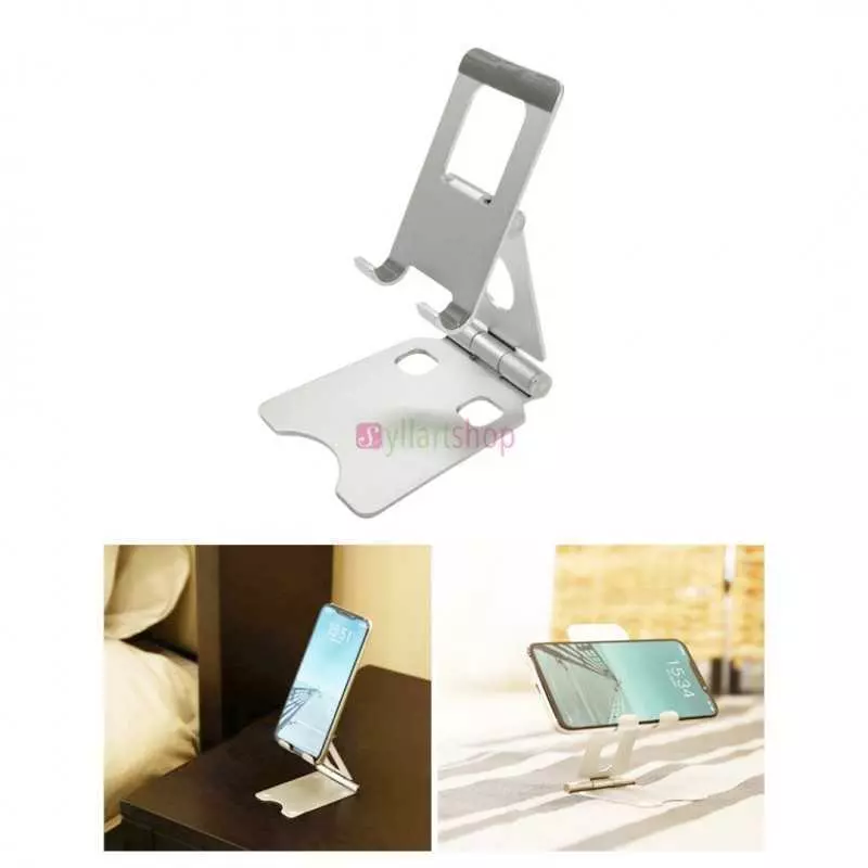 Support téléphone réglable Dual pliable jusqu'à 12.9in