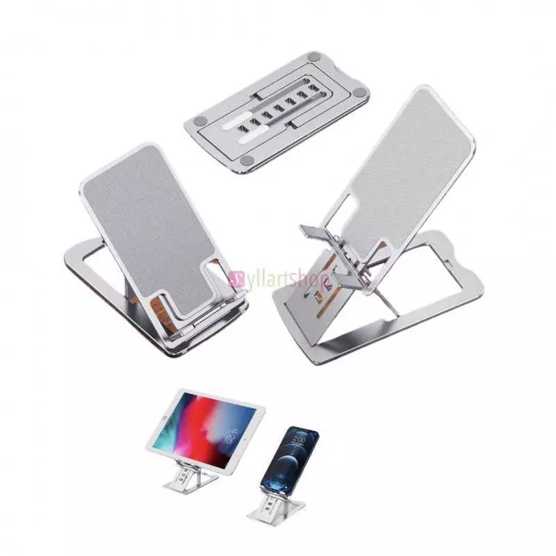 Support téléphone et tablette pliant en métal mince 2021
