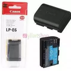Batterie Canon LP-E6 pour Canon EOS 5DS-5D-Mark II-Mark III-6D-7D-60D-60Da-70D-80D