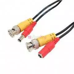 Cable d'alimentation caméra de surveillance CCTV BNC