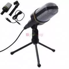 Microphone à condensateur Filaire avec Trépied SF-920