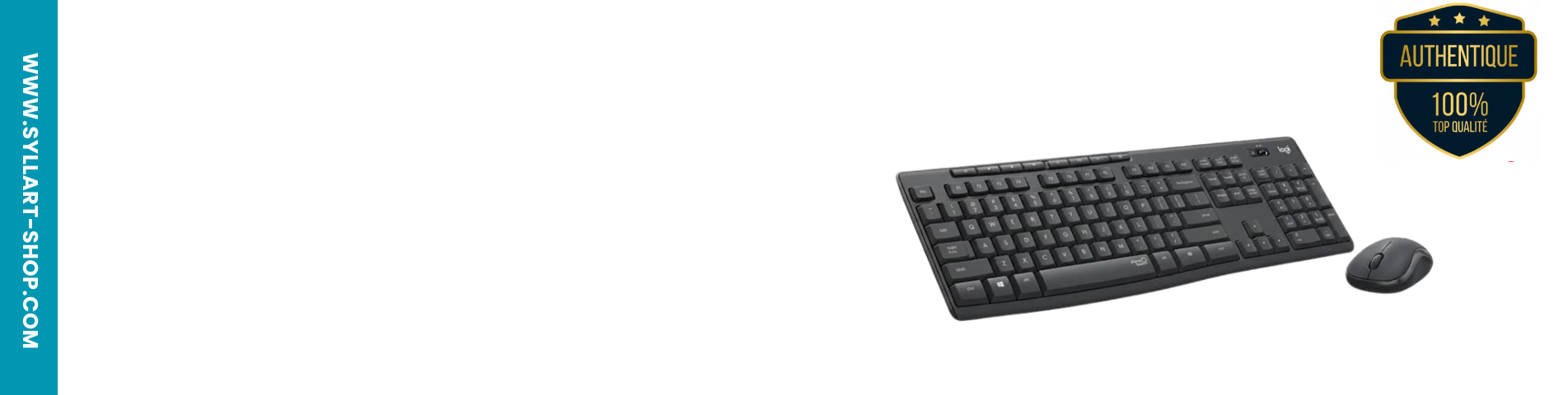 Pack Logitech MK295 Silencieux | Ensemble Sans Fil QWERTY | Technologie SilentTouch