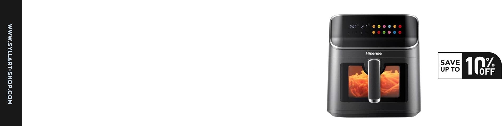 Friteuse à Air HISENSE H06AFBS2S3 | Air Fryer 6.7L Digital Friteuse à Air HISENSE H06AFBS2S3 | Air Fryer 6.7L Digital
