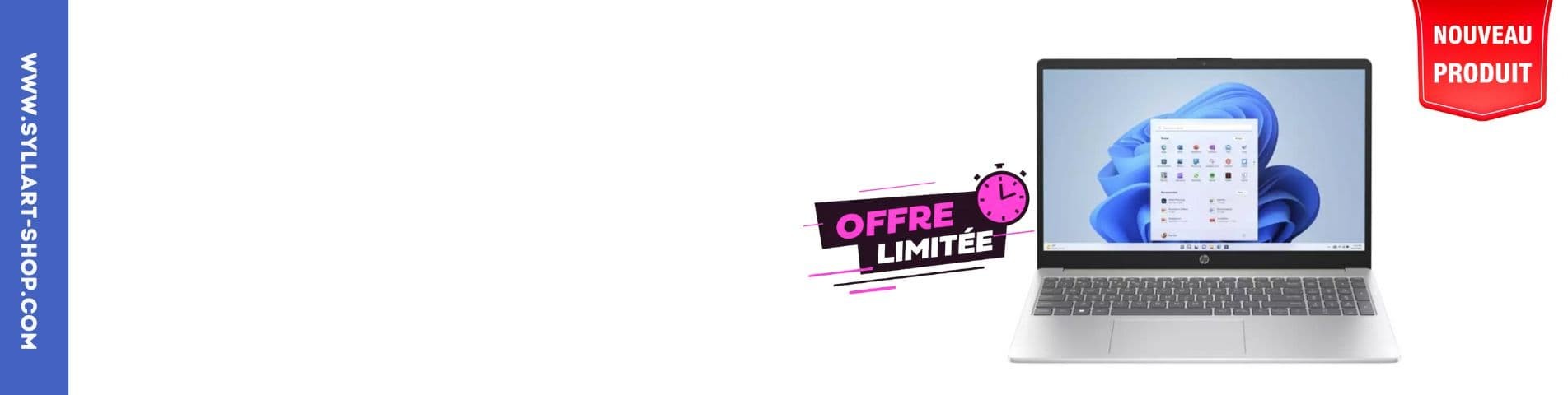 Ordinateur Portable HP 15-FD0045NQ | Intel Core i3-1315U | 8Go RAM/512Go SSD | 15.6" FHD